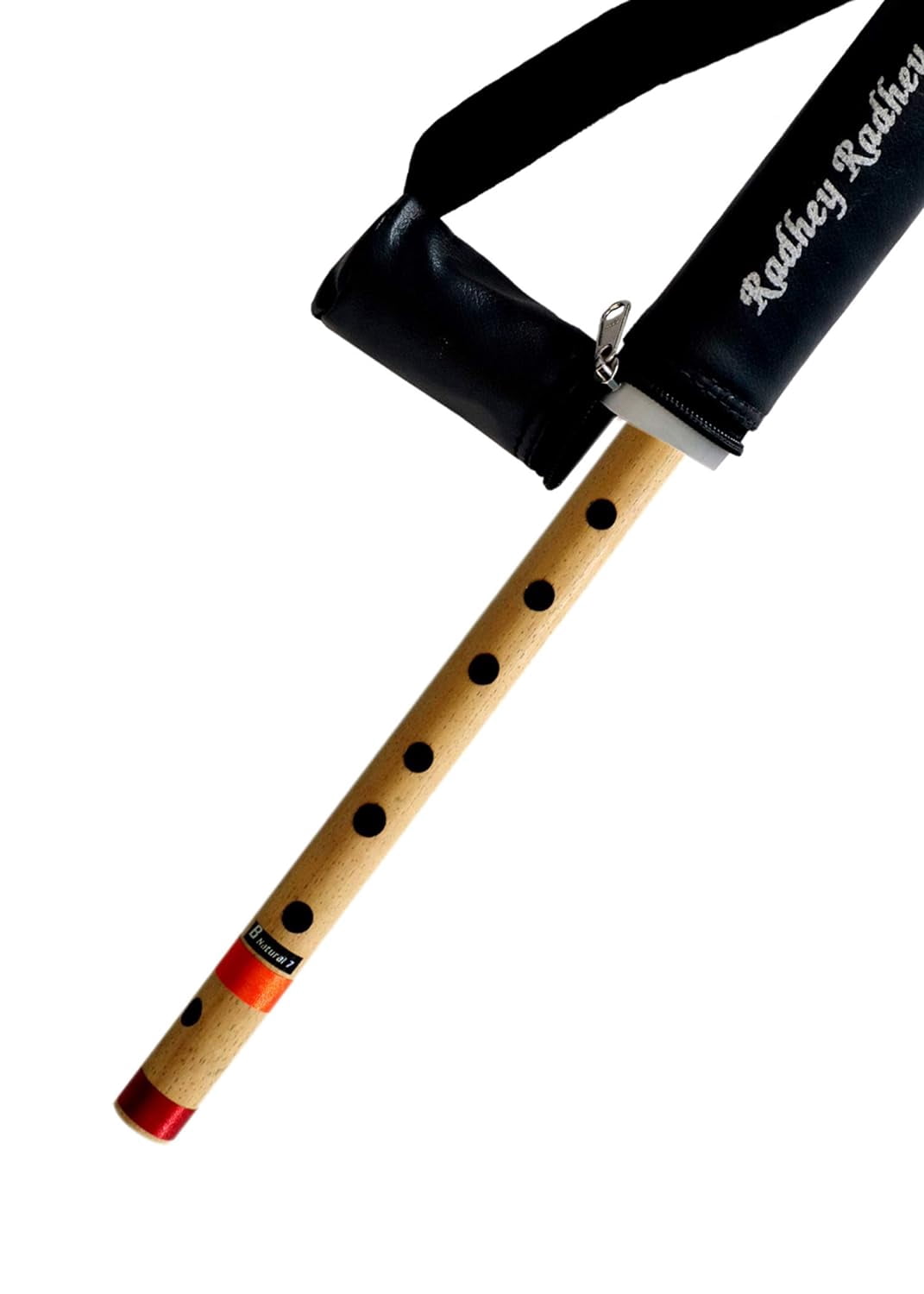 Musical Combo Flutes B Natural (20 Inch) & E Natural 7 Hole (15 Inch) Bamboo Flute Bansuri with Flute Carry Bag Free By Indian Collectible