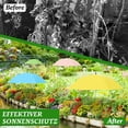 thumbnail image 5 of Littleplum Plant Umbrellas for Outdoor Plants,Garden Umbrella Shade for Potted Plants and Garden Beds,Provide Shade to ‌Defend Plants From Blazing Sun,23x40 Inch,for Patio Flowers,Plants,Blue, 5 of 8