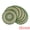Floral, variant on Unique Bargains Set of 6 Round Farmhouse Placemats for Dining Table Decor Pattern