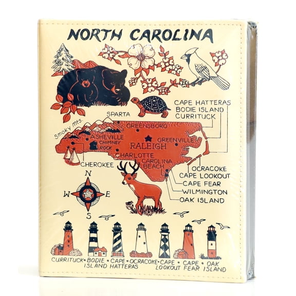 North Carolina Embossed Photo Album 100 Photos / 4x6