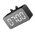 thumbnail image 2 of Reloj despertador Radio Reloj de escritorio Pantalla LCD Reproducción de música compatible con Bluetooth Alarma digital para oficina en casa, Negro Inevent EL001109-01B, 2 of 7