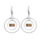 thumbnail image 1 of Aliento la riqueza fe valor de la calidad Los pendientes cuelgan del aro de la joyería del círculo de la gota Unbranded M, 1 of 3