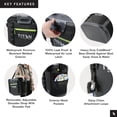 thumbnail image 6 of Titan by Arctic Zone 36 Can, 24 Quart Welded Soft Cooler with Waterproof Exterior & Leak Proof Latch, Black, 6 of 13