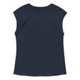 thumbnail image 3 of DuoJiaJ Women's Summer Casual Pure Color Sleeveless T Shirt Women’s Tank Tops Black, 3 of 3