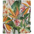 thumbnail image 4 of Tropical Flowers Throw Blanket Seamless Exotic Floral Pattern Bird of Paradise Decorative Soft Warm Cozy Flannel Plush Throws Blankets for Bedding Sofa Couch 40 X 50 Inch, 4 of 6