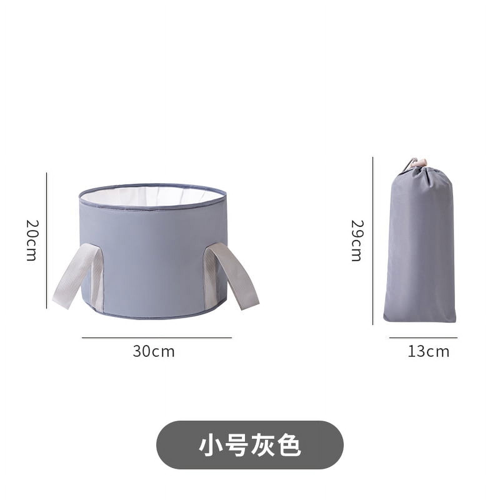 Folding Portable 5 layers Thickened Over Knee Bubble Feet Bucket Footbath Foot Spa Massager for Traveling Home