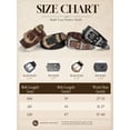 thumbnail image 4 of Vorliqent 2 Pack Women Western Belt Embossed & Studded Belts for Jean Dress, 4 of 6