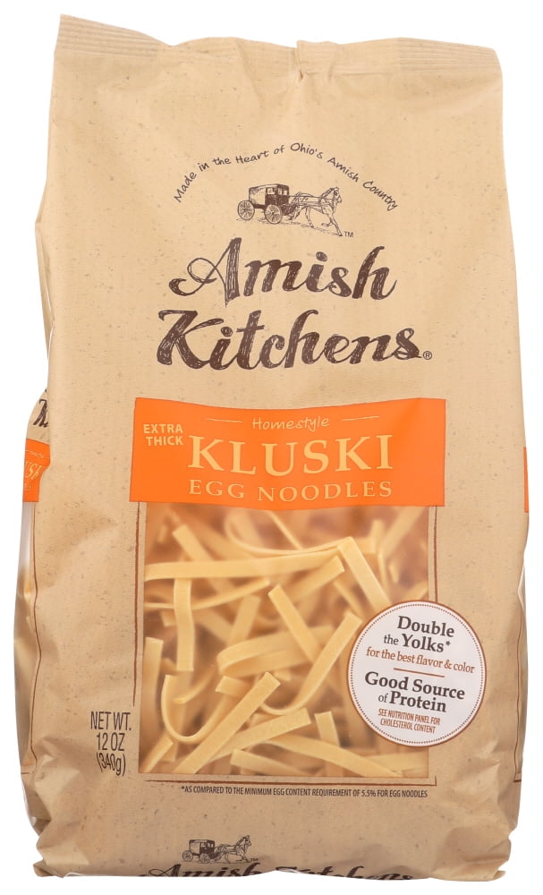 Amish Kitchens Egg Noodles Kluski Extra Thick, 12 Oz