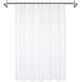 thumbnail image 1 of Waterproof Long Fabric Shower Curtain Liner, Suction Cups Included, 72 x 78 inch, Machine Washable Cloth Shower Curtain for Bathroom, 72x78, White, 1 of 5