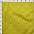 thumbnail image 3 of oneOone Cotton Cambric Yellow Fabric Leaves Block Dress Material Fabric Print Fabric By The Yard 56 Inch Wide, 3 of 4