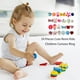 thumbnail image 5 of Sonducket 24 piezas de resina para niños anillo de dibujos animados reemplazo galvanizado decorativo ajustable disfraz fiesta anillos joyería Ropa, zapatos y accesorios Miscelánea, 5 of 6