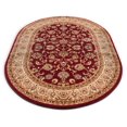 thumbnail image 3 of Noble Sarouk Persian Floral Oriental Formal Traditional Area Rug 5'3" x 6'10" Oval, 3 of 4