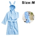 thumbnail image 1 of Peignoir à Capuche en Éponge Douce 100 % Coton pour Filles Enfants 2-13, 1 of 4