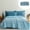 Blue, variant on PPLoney Soft Polyester Fiber Quilt, 100*150cm/39.37×59.06in - Ideal for Cozy Naps & Outdoor Activities, Elegant Design, Available in Blue, Green, Gray