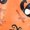 Orange, variant on ASEIDFNSA Girls Pajama Shorts Set with Halloween Spooky Print and Relaxed Lounge Fit (Orange,6-7 Years)