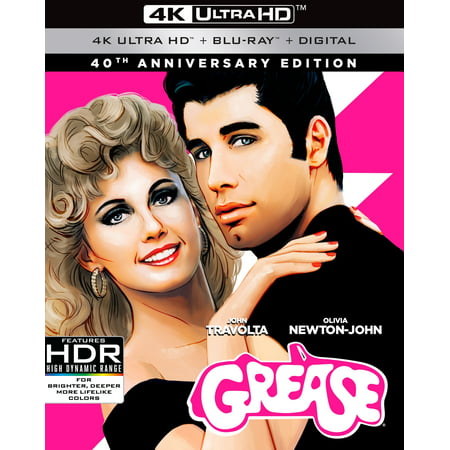 Grease (40th Anniversary Edition) (4K Ultra HD + Blu-ray + (Best Thing To Get Grease Out Of Clothes)