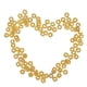 thumbnail image 1 of 100 piezas de componentes para pulseras DIY, cuentas espaciadoras de flores de margarita, accesorios para dijes oro, 1 of 9