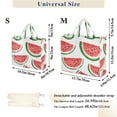 thumbnail image 2 of FORMRS Womens Corduroy Tote Bag Crossbody Shoulder Handbag with Pocket, Cute Watermelon, 2 of 7