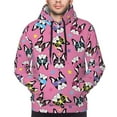 thumbnail image 4 of Hoodies for Men - Colorful cute french bulldog Long Sleeve Comfrt Men'S Fashion Hoodies & Sweatshirts, Sweatshirts for Men Hoodies Pullover Clothing Clothes with Pouch, 4 of 7