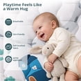 thumbnail image 3 of Baby Play Mat, Caveen Thicken Soft Cotton Baby Playmats, Foldable Anti-Slip Floor Crawling Playmat Playpen Mat for Infants and Toddlers, 50"x50", Grey, 3 of 8