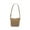 Khaki, variant on Women's Straw Leather Patchwork Tote Crossbody Barrel Bag Multifunctional Uncomplicated Chest Bag Suitable For Outdoor Travel Messenger Bag Commut Backpack Mini Mobile Phone Bag