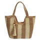 thumbnail image 1 of Bolso Hombro Verano Mano Playa Paja A Rayas Con Borla para Mujer, 1 of 9