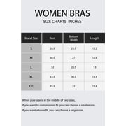 RUNNING GIRL Women’s Medium Support Sports Bra Cross Back Workout Bra with Removable Pads — $18.68 (15% off)