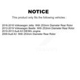 thumbnail image 2 of CMX Front Rear Ceramic Brake Pads Kit for Car Volkswagen Jetta Beetle Audi A3 KCX-100413, 2 of 9