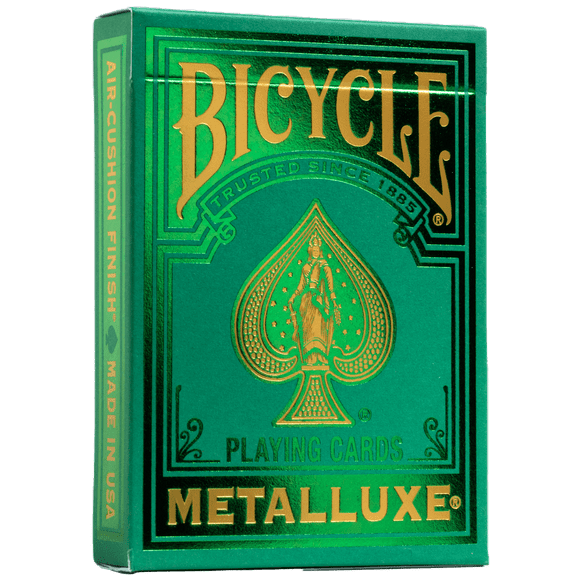 Playing Cards: Metalluxe Green 2022