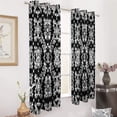 thumbnail image 3 of Bohemia Study Room Living Kitchen Bedroom For Blackout Curtain Printed 2 Panels, 3 of 6