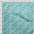 thumbnail image 4 of oneOone Polyester Spandex Dusty Teal Green Fabric Bird Sewing Material Print Fabric By The Yard 56 Inch Wide, 4 of 4