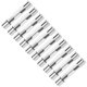 thumbnail image 3 of Uxcell 0.24'' x 1.26'' 20A 32V Fusibles de cartucho automotriz de reemplazo de vidrio tono plateado 10pcs, 3 of 5