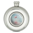 thumbnail image 1 of Flamingo Love is Where You Are Round Stainless Steel 5oz Hip Drink Flask, 1 of 4
