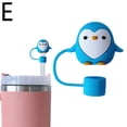 thumbnail image 4 of SharkTRUE Penguin Straw Cover for 40&30 Oz Cup, 10mm Silicone Straw Covers for Cup Accessories, Cute Straw Topper for Tumblers, Straw Stopper for Reusable Straws Tip Lids, 4 of 9