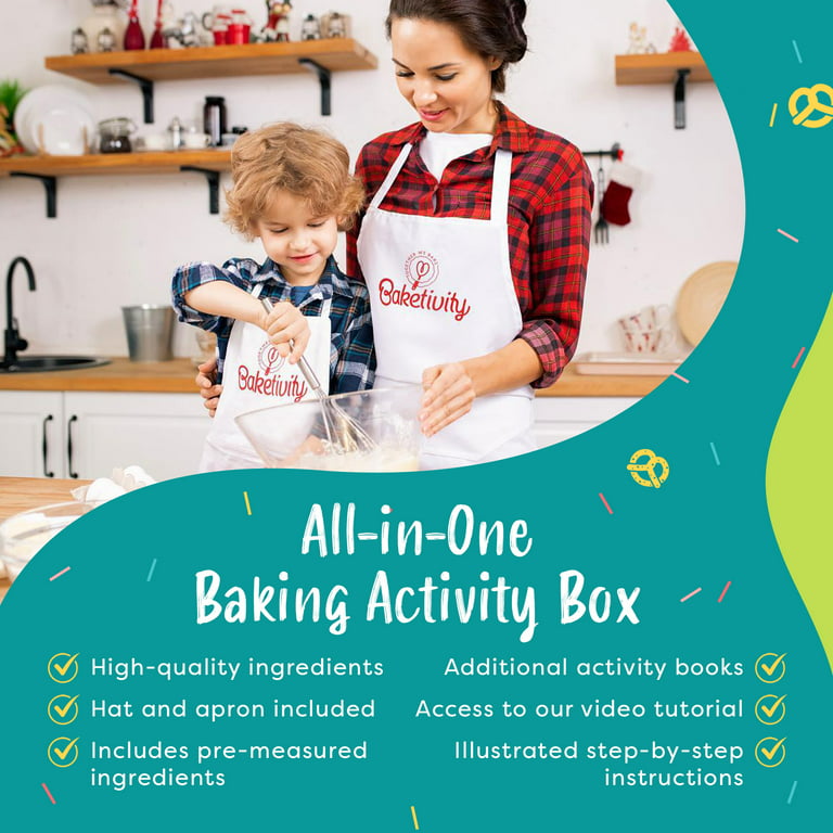  Baketivity All-In-One Kids Cooking Tool Set and