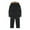 Black, variant on One Piece Snowsuits Reflective Strip Fluffy Hooded Waterproof Windproof Outdoor Winter Snowboarding Ski Suits Jumpsuits Blue