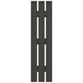 thumbnail image 6 of Ekena Millwork 12"W x 67"H Mid-America Vinyl, Standard Size Three Board Spaced Shutters, w/Installation Shutter-Lok's & Matching Screws (Per Pair), 018 - Tuxedo Grey, 6 of 13