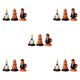 thumbnail image 3 of Cateissary 3 Pieces Halloween Action Figures Set Layout Style Figurine Festival Scene Tabletop Gift Desktop Kids Adornment Toys Cartoon Type2 NO2, 3 of 6