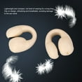 thumbnail image 4 of Bone Conduction Earbuds, Low Latency  Earbuds Comfortable Active Noise Cancellation  for Sports White,Skin Color, 4 of 8
