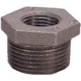 thumbnail image 1 of 8700129151 .75 x .38 in. Black Hex Reducing Bushing, 1 of 1