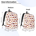 thumbnail image 2 of Easygdp Dachshund Walking Mochila de Lona Resistente para Laptop, Compatible con Laptops de 15 a 17 pulgadas, Ideal para Escuela, Trabajo y Viajes-Medium, 2 of 5