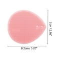 thumbnail image 4 of Unique Bargains 1 Pc Portable Silicone Facial Cleansing Brush with Suction Cup 3.23"x2.76"x1.5" Pink, 4 of 7