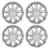 13" Set of 4 Wheel Covers Snap on Hubcaps Full Hub Caps Fit R13 Tire & Steel Rim (4 Pack)