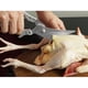 thumbnail image 4 of Inteprter Tijeras ergonómicas para huesos de pollo, removedor de escamas de pescado portátil, resorte incorporado, diente de sierra, cizalla para carne, Cocina y Comedor Inteprter HA067332-00B, 4 of 6