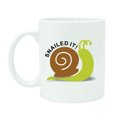 thumbnail image 1 of Snailed It! Quote Coffee Tea Mug White Cup With Free Gift Box, 1 of 1