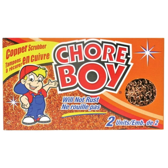 Chore Boy Ultimate Scrubbers Copper - 2 CT0.44 OZ