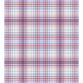 thumbnail image 3 of Checkered Duvet Cover Set, Thin Geometric Strips Retro Folkloric Irish Cultural Design, Decorative 3 Piece Bedding Set with 2 Pillow Shams, King Size, Violet Blue Turquoise, by Ambesonne, 3 of 3