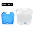 thumbnail image 2 of Camping 2 uds 5L + 10L bolsa de agua potable plegable para acampar al aire libre (azul + blanco) Tmvgtek Deportes Acuáticos, 2 of 9