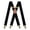 Black, variant on Qcwqmyl Brown Suspenders for Men with Swivel Hooks Work Suspenders Adult Wedding Casual Formal