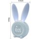 thumbnail image 2 of cute rabbit shaped induction morning alarm clock,intelligent automatic light adjustment,time/date/temperature,voice 26-27s, 2 of 5